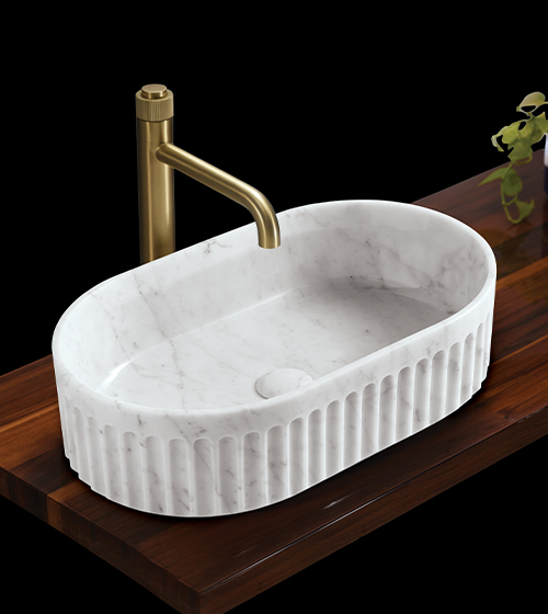 Bella Carrara - Carrara Marble Basin – Aquant India